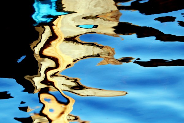 Gold In Motion III by Deb Oppermann